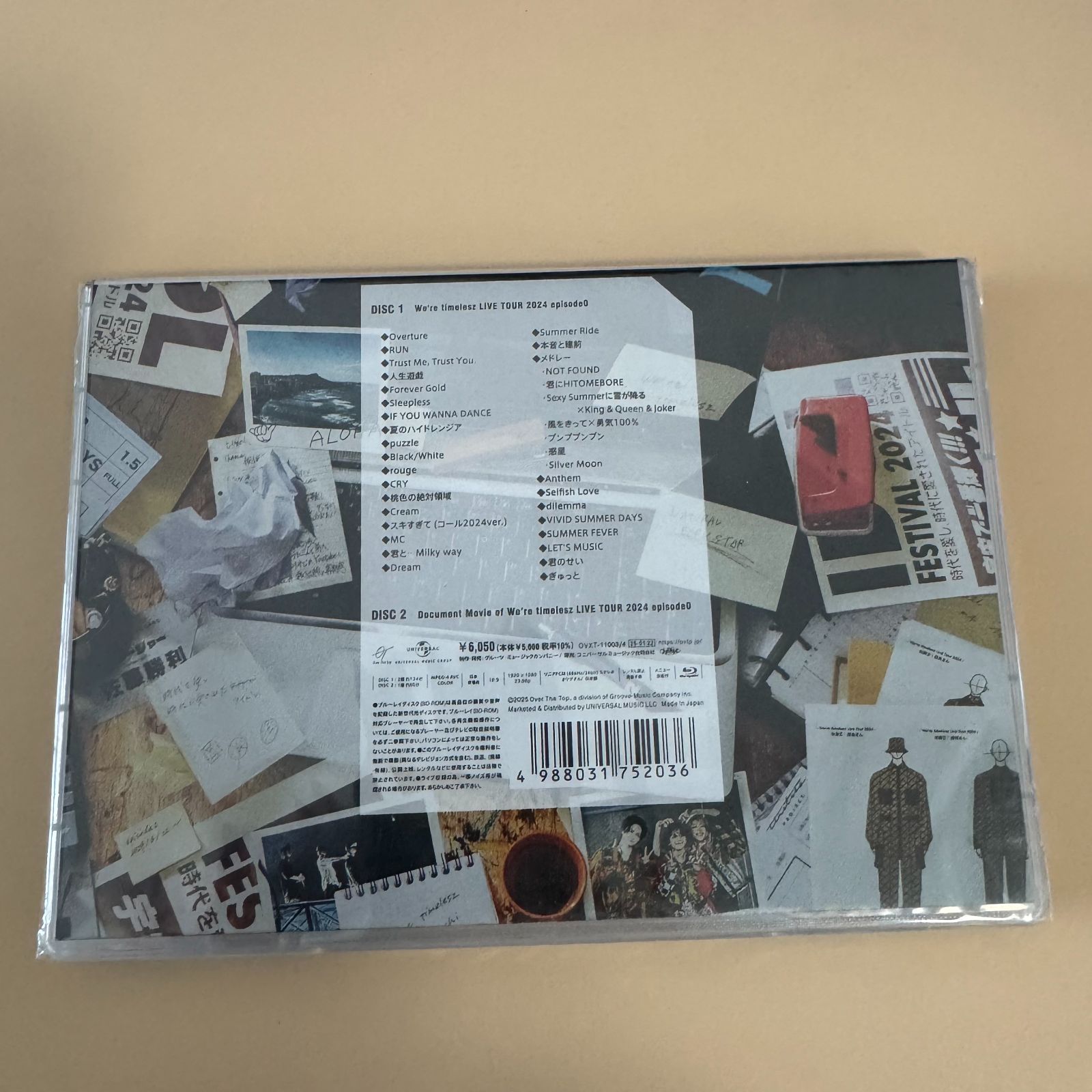 送料込み】【未開封】[Blu-ray] We're timelesz LIVE TOUR 2024