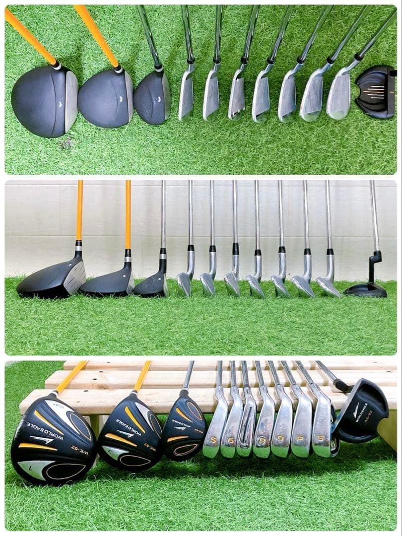 H2 初心者オススメ ゴルフ クラブセット メンズ 11本 - メルカリ