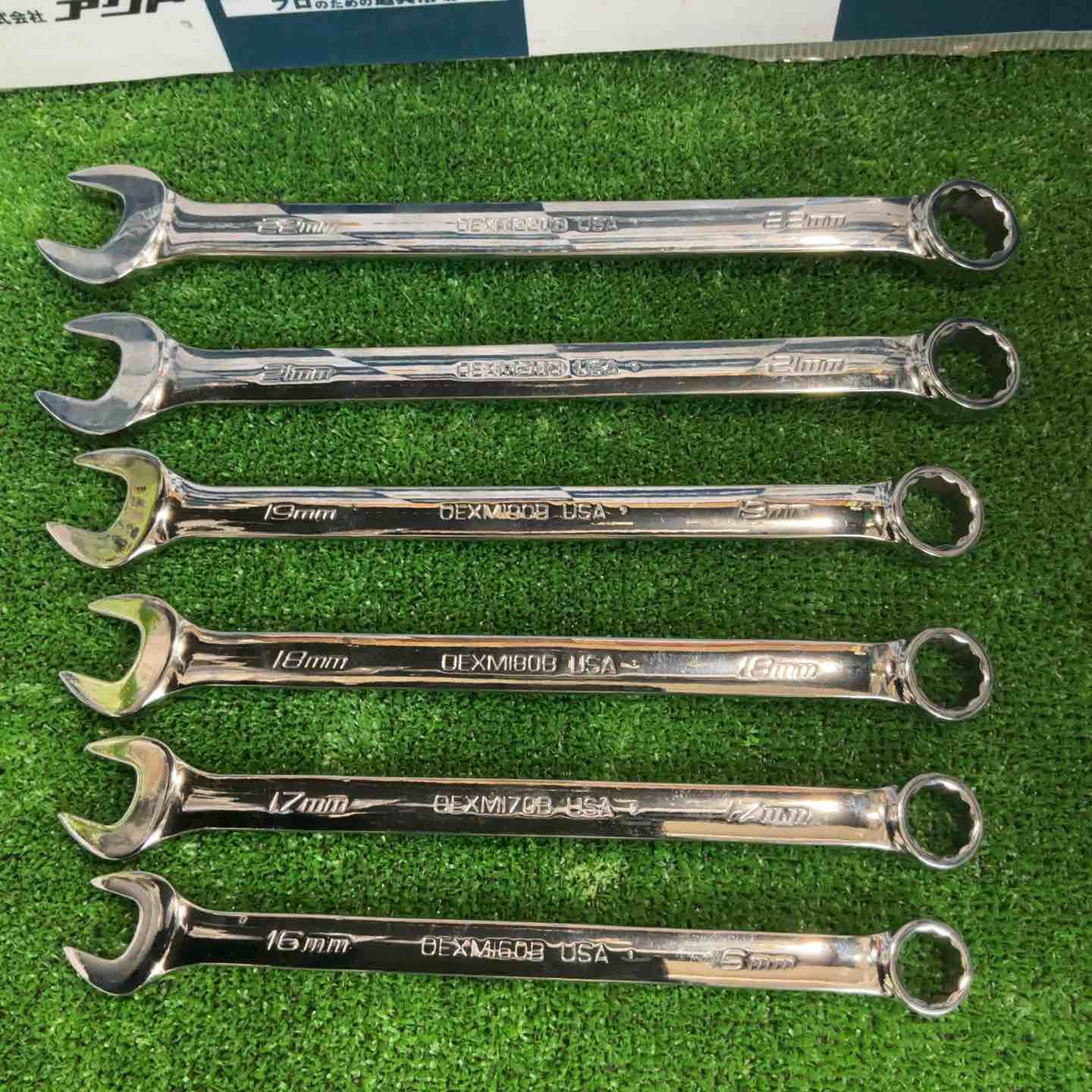 スナップオン Snap-on フランクドライブコンビネーションレンチ6本セット 170 B 180 190 210 220