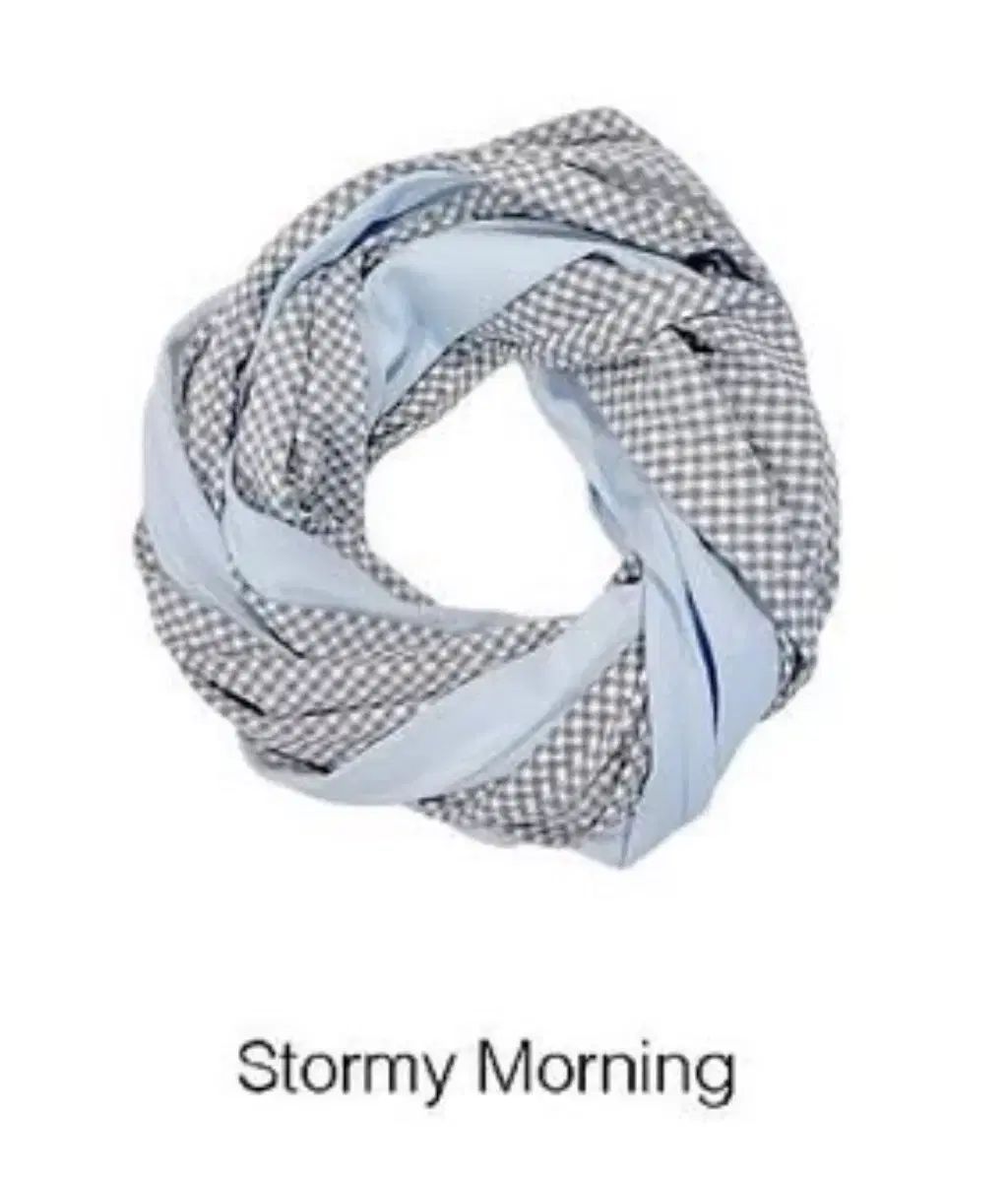 JiCHOI JX layered stole (stromy morning) スカーフ