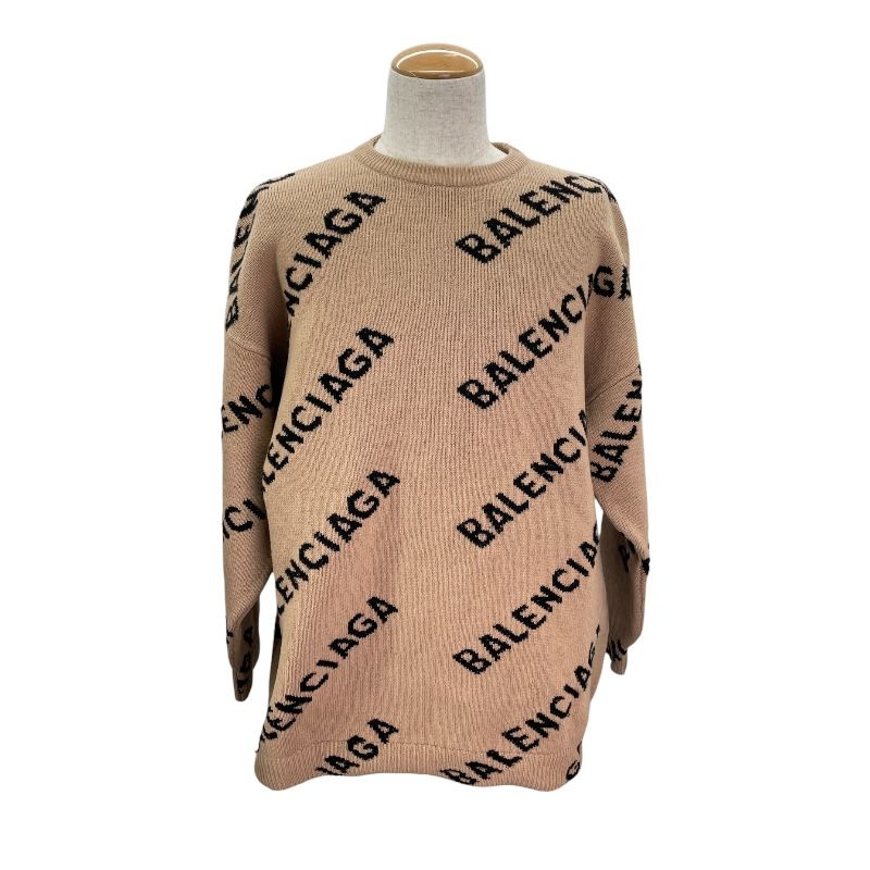 バレンシアガ BALENCIAGA オールオーバーロゴニットセーター 620983