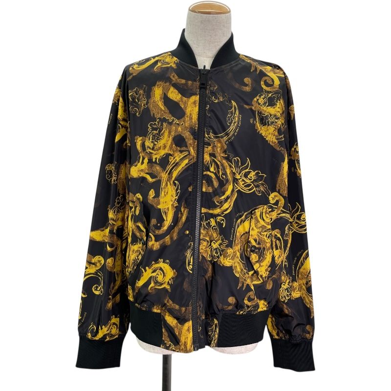 ヴェルサーチ VERSACE バロック総柄ジャケット 76 GAS 07 イエロー ポリエステル メンズ その他アウター