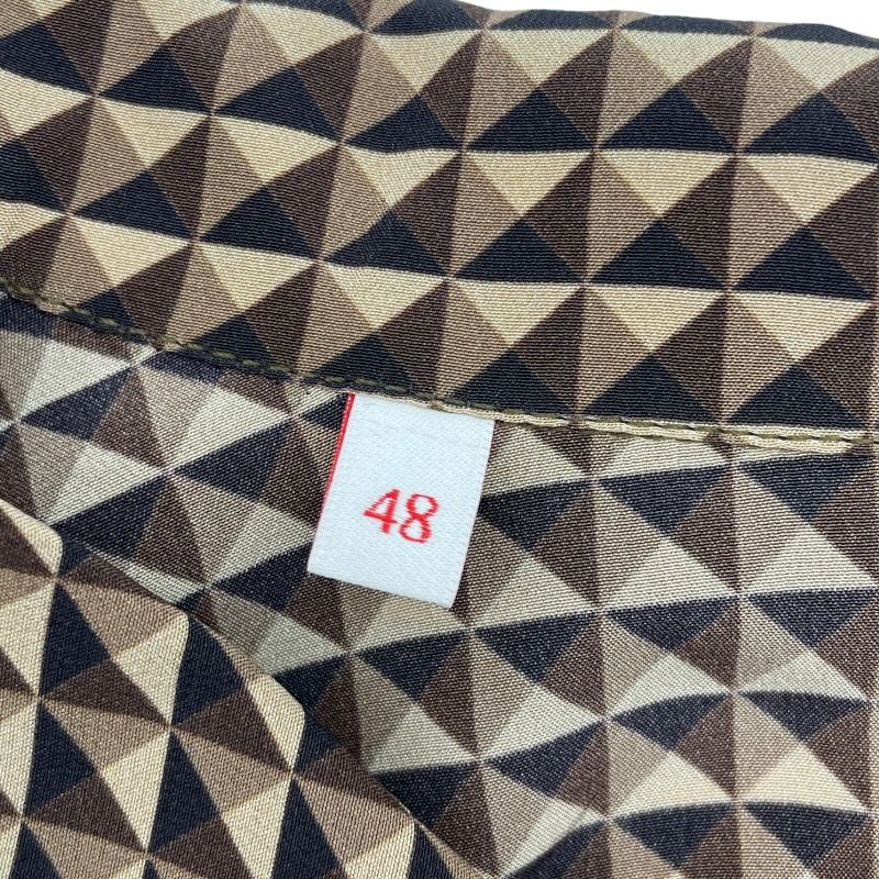 ヴァレンティノ VALENTINO ミニスタッズプリントシルクパジャマシャツ