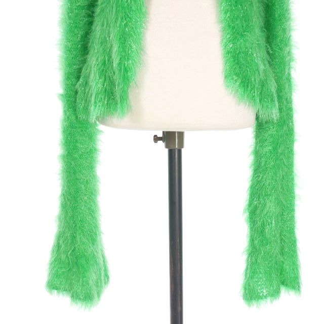 インク EENK Ziggy Textured Collar Knit Cardigan シャギーニット  