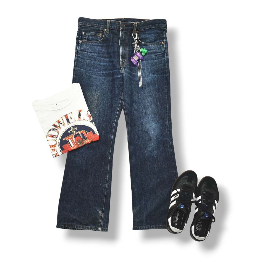 定番】 00sヴィンテージ USA製 リーバイス Levi's 517 ワイド フレア