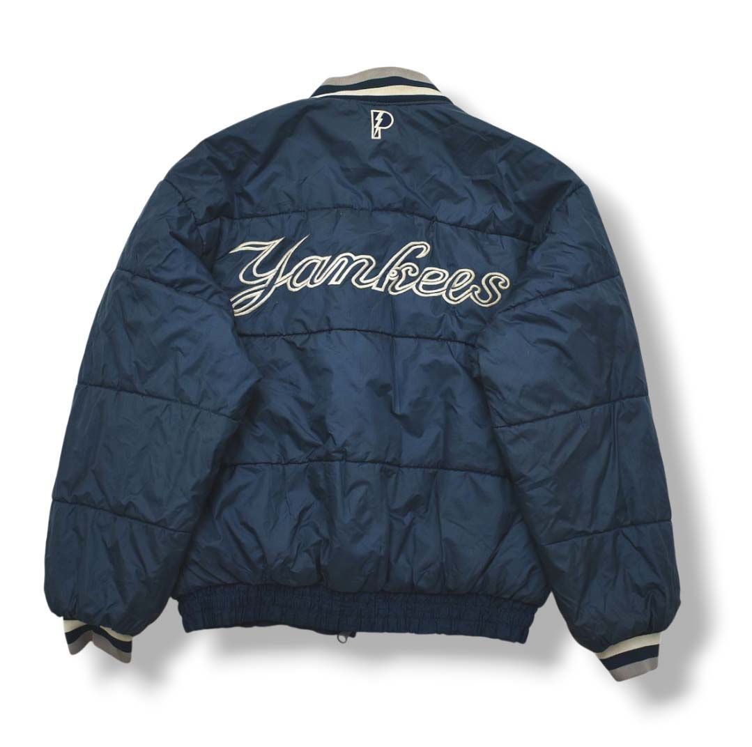 MLB 80s 90s VINTAGE スタジアムジャンパー NYヤンキース 90s ヴィンテージ MLB PRO PLAYER ヤンキース リバーシブル スタジャン