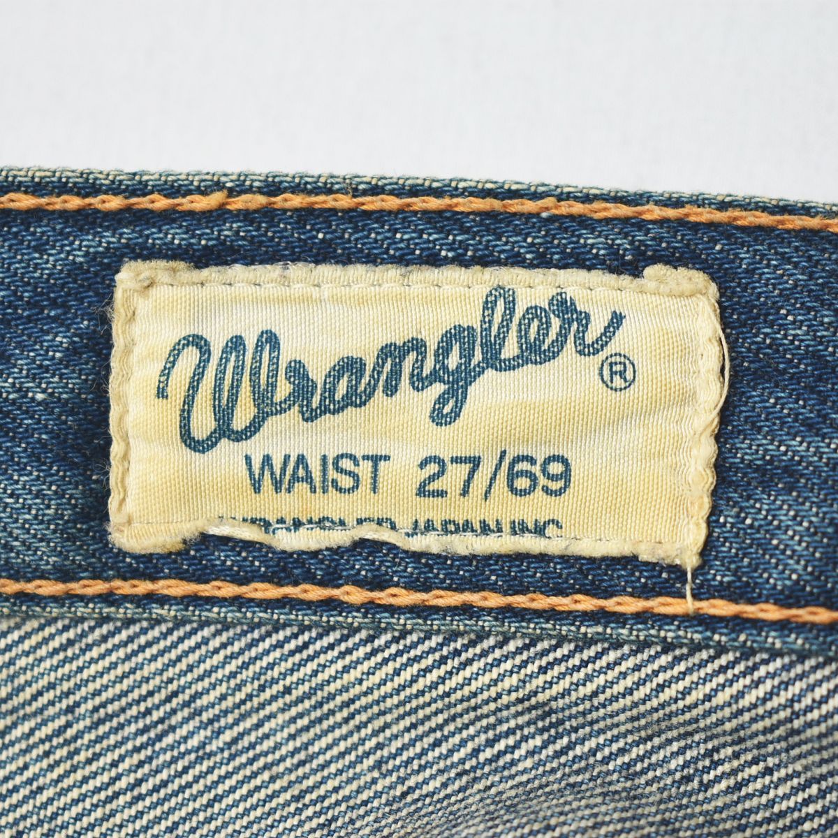  70 sヴィンテージ ラングラーWrangler Japan フ ベルボトム ブーツカット デニム ジーンズ パンツ 27 インディゴ レディース 女性用 アメカジ ヒッピー ストリート ブーツカットデニム フレアデニム デニム ジーンズ