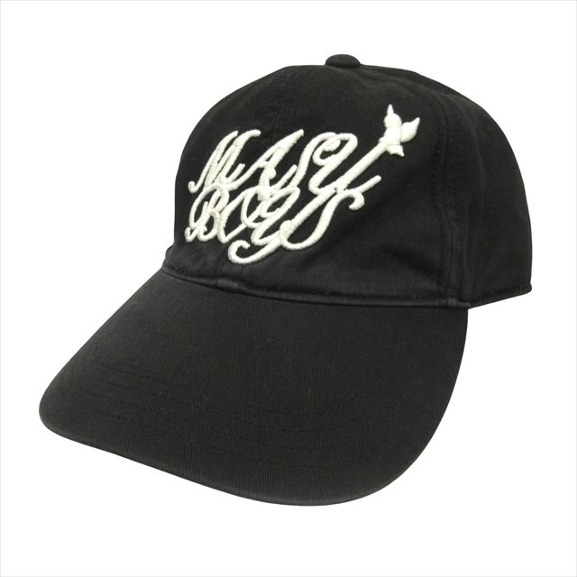 25 ss エムエーエスユー MASU マス ボーイズ BOYS キャップ 帽子 6パネル ロゴ 天使 刺繍 黒 ブラック メンズ レディース