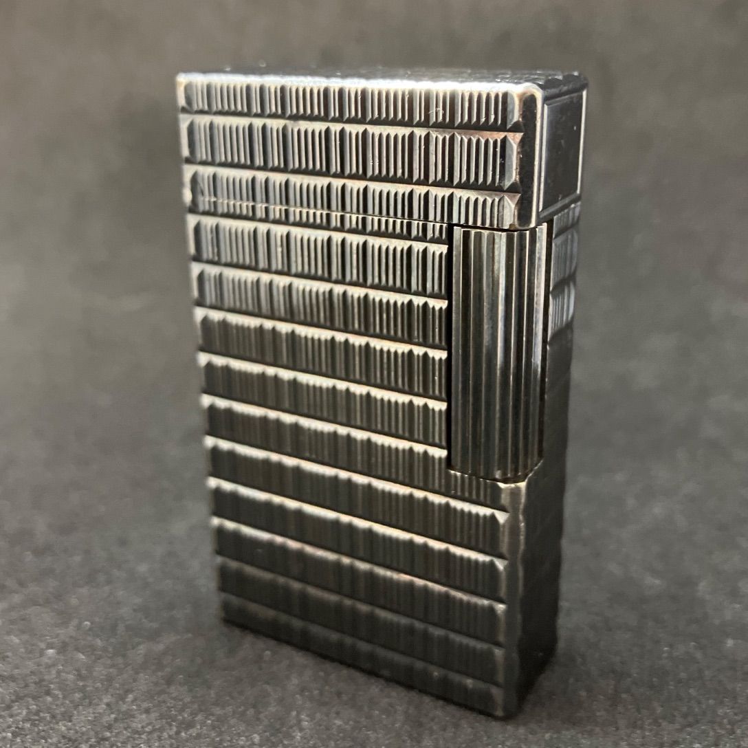 S T DUPONT デュポン ガスライター ライン1 ラージ シルバー 5509