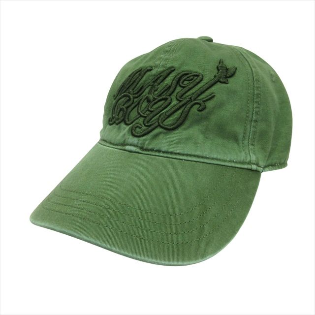 25 ss エムエーエスユー MASU マス ボーイズ BOYS キャップ 帽子 6パネル ロゴ 天使 刺繍 緑 グリーン メンズ レディース