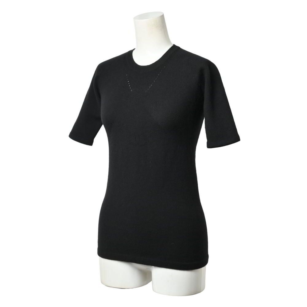 CHANEL 02A P19803V01170 ココマーク カシミヤ 半袖ニット - メルカリ