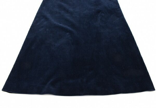 コムデギャルソンCOMME des GARCONS 購入 コーデュロイ台形スカート 紺
