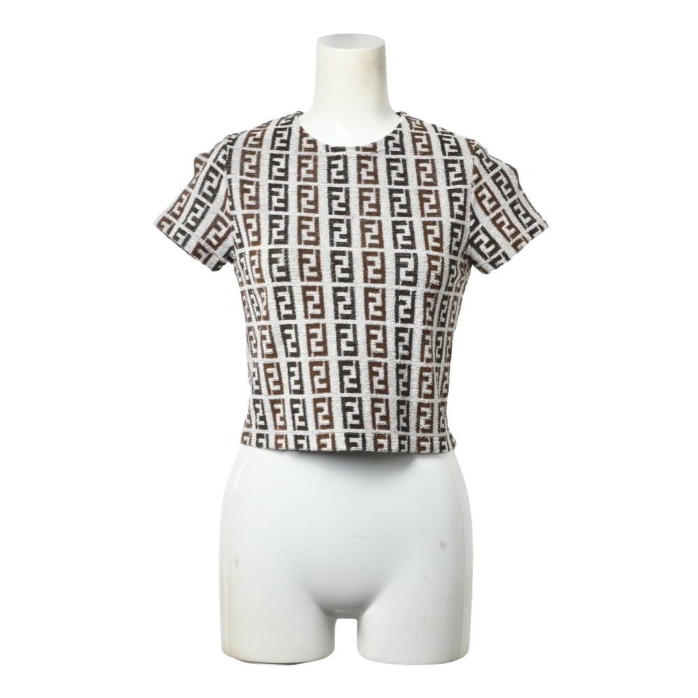 FENDI ヴィンテージ ズッカ柄 パイル Tシャツ