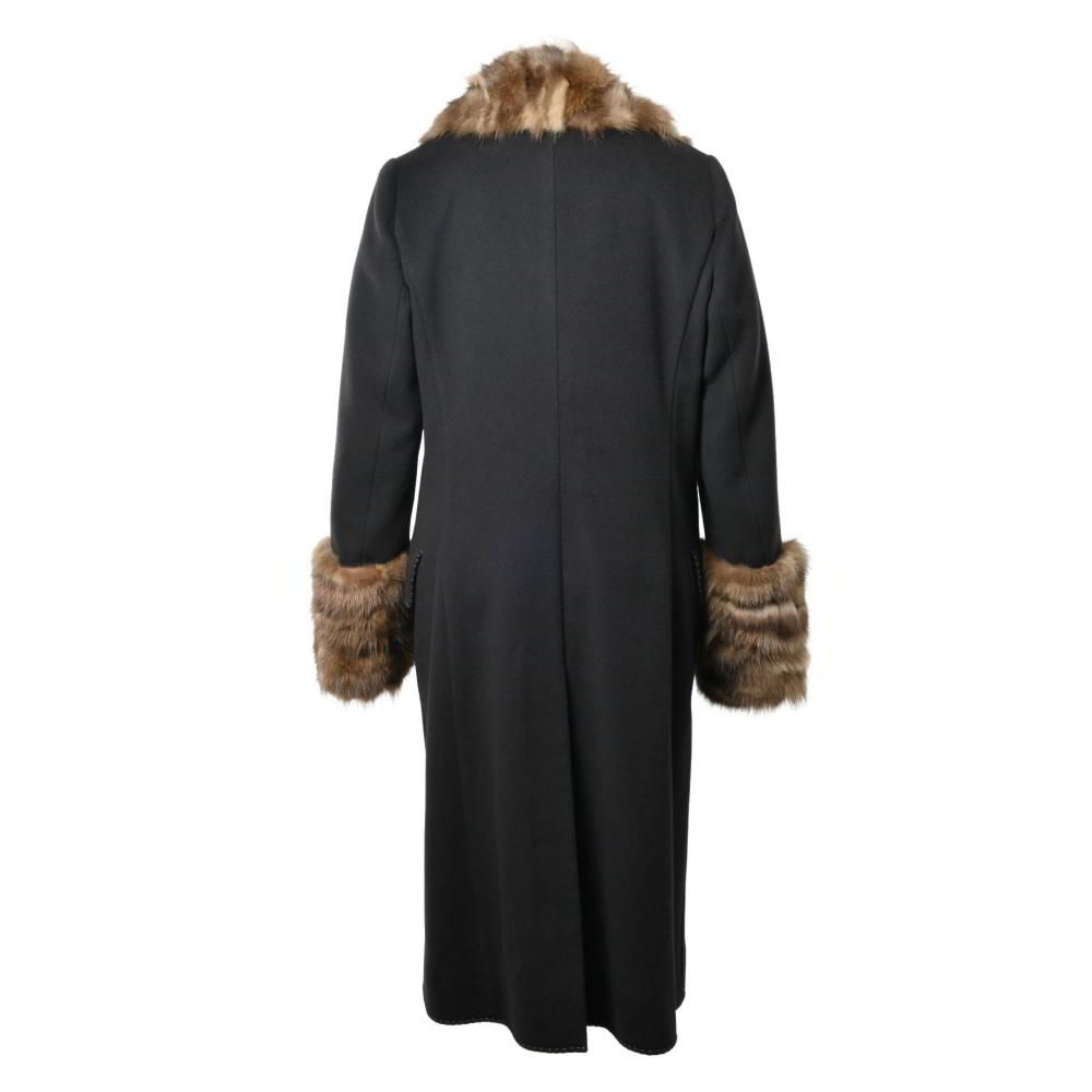 FENDI ロシアンセーブル カシミヤ ロングコート - メルカリ