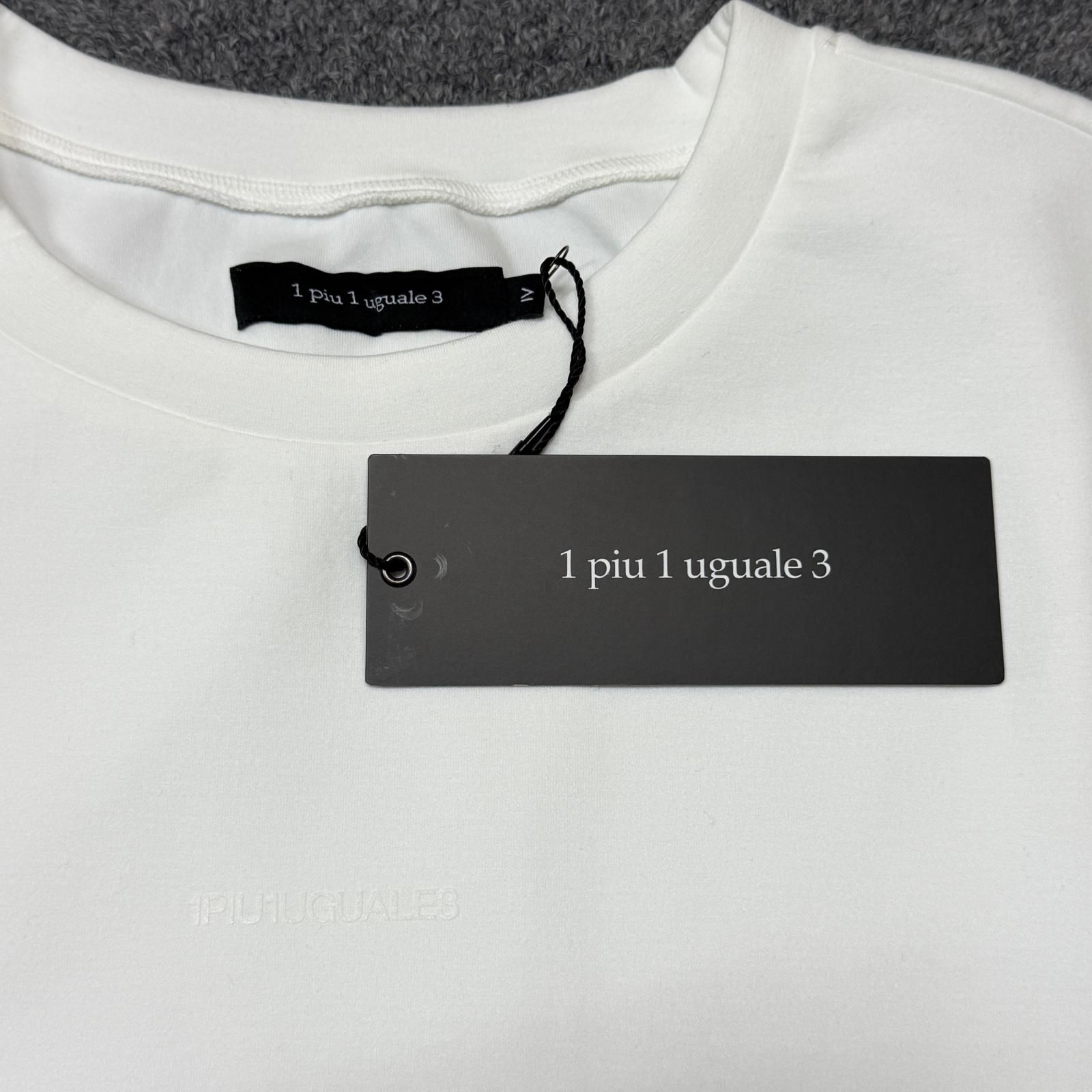 参考上代36300円 未使用 1piu1uguale3 NAGOYA LIMITED S/S CREW PASCAL