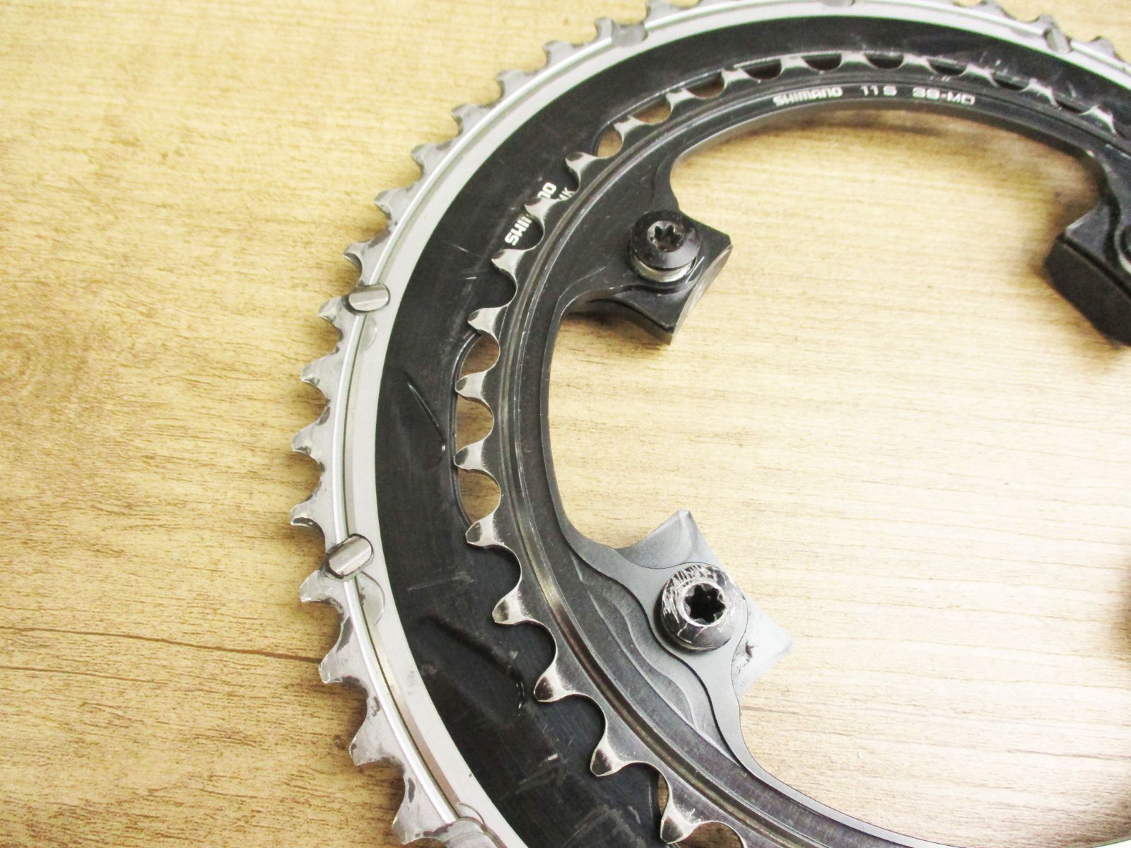 シマノ　デュラエース　FC-9000 53-39T 2×11s チェーンリング シマノ デュラエース FC-9000 53-39T 2×11s チェーンリング - メルカリ