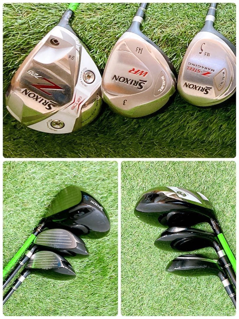 H8.スリクソン　初心者オススメ　ゴルフクラブ　メンズセット　右利き　14本 H8.スリクソン 初心者オススメ ゴルフクラブ メンズセット 右利き 14本