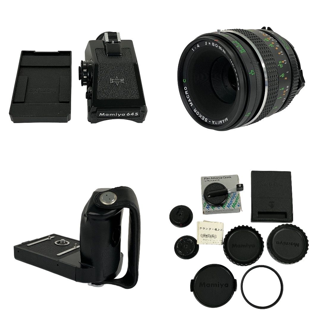 Mamiya 645 中判 フィルムカメラ F4 80mm レンズセット マミヤ