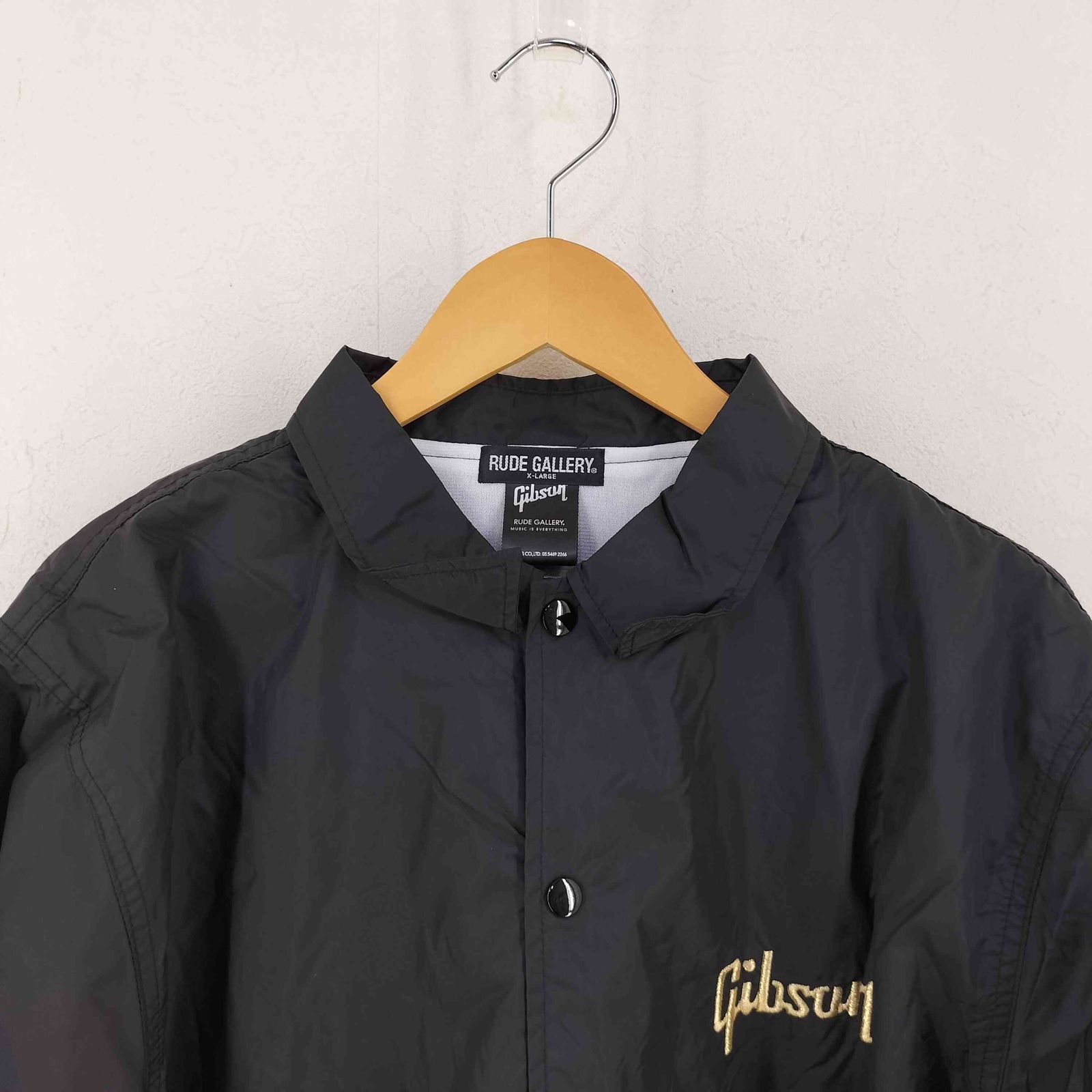 ルードギャラリー RUDE GALLERY × Gibson コーチジャケット メンズ