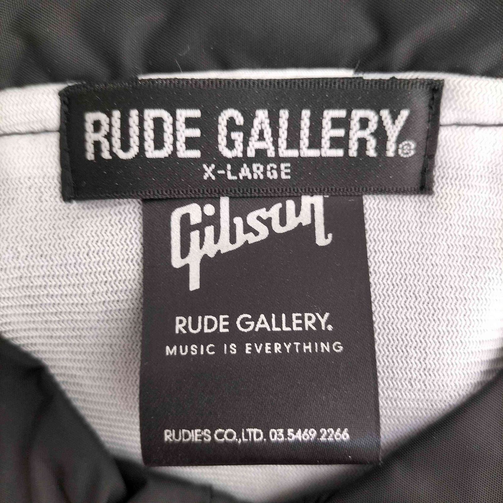ルードギャラリー RUDE GALLERY × Gibson コーチジャケット メンズ