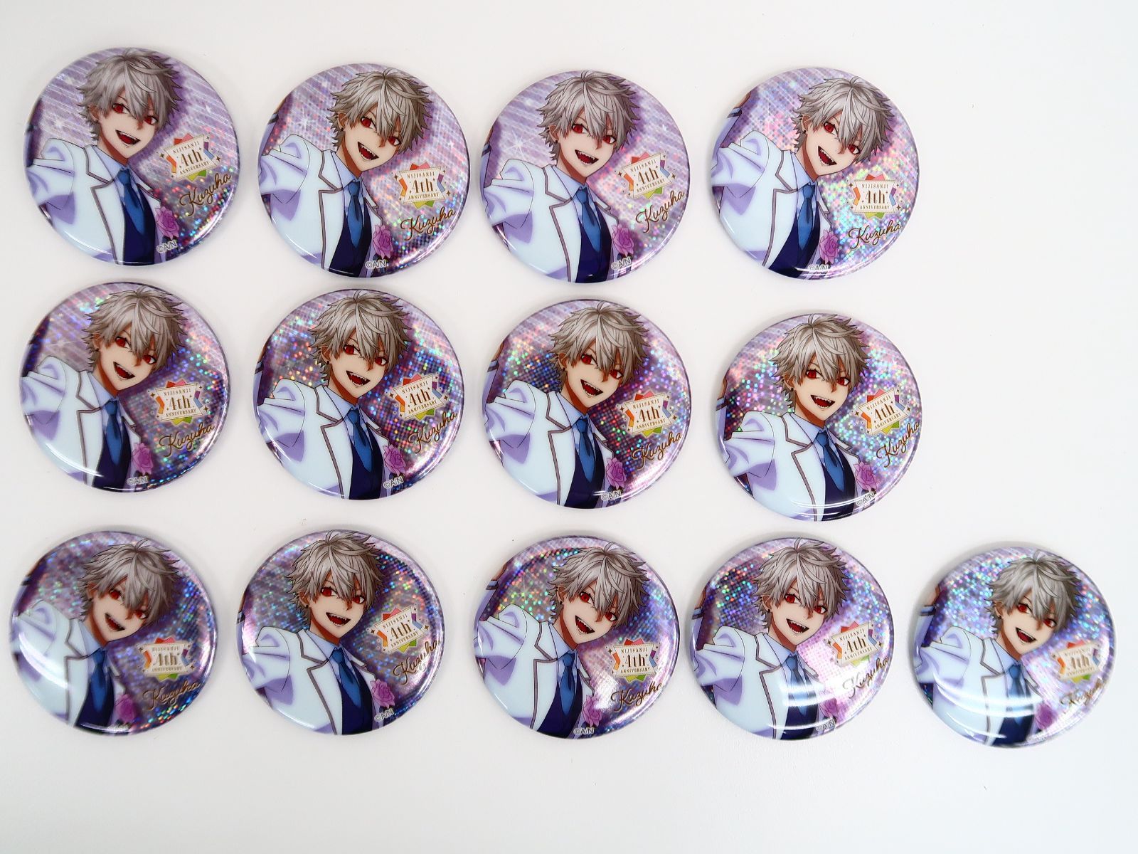 13個 にじさんじ 葛葉 4th ANNIVERSARYフェア in animate 缶バッジ