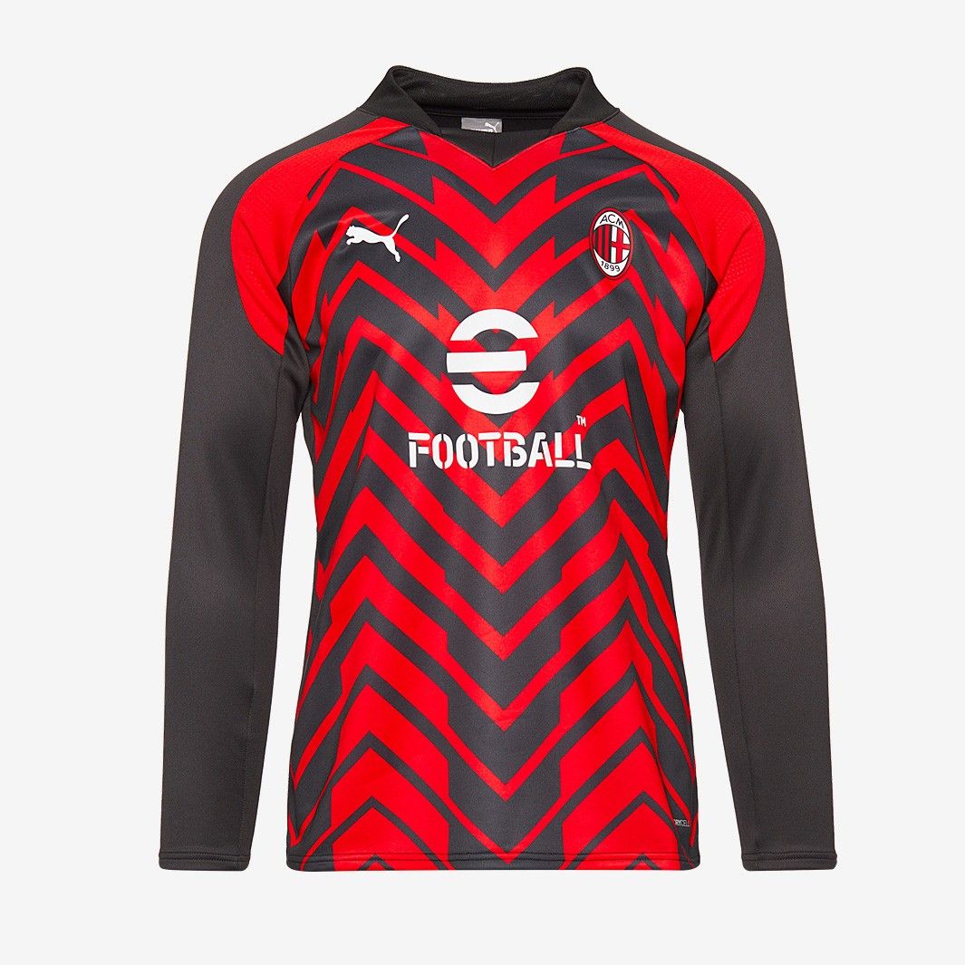 送料無料・匿名配送】Puma ACミラン 23/24 長袖 プレマッチ スエット