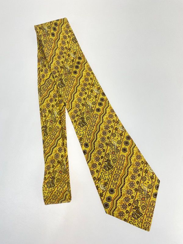 品 HERMES エルメス 動物柄 ネクタイ ファッション 183-251212-em-30-min