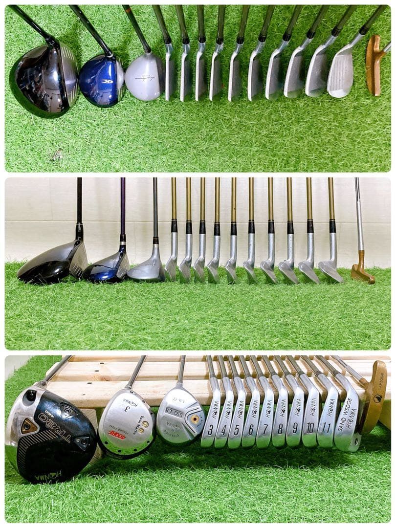 H10 ホンマ　初心者オススメ　ゴルフクラブセット　メンズ　14本 H10 ホンマ 初心者オススメ ゴルフクラブセット メンズ 14本 - メルカリ