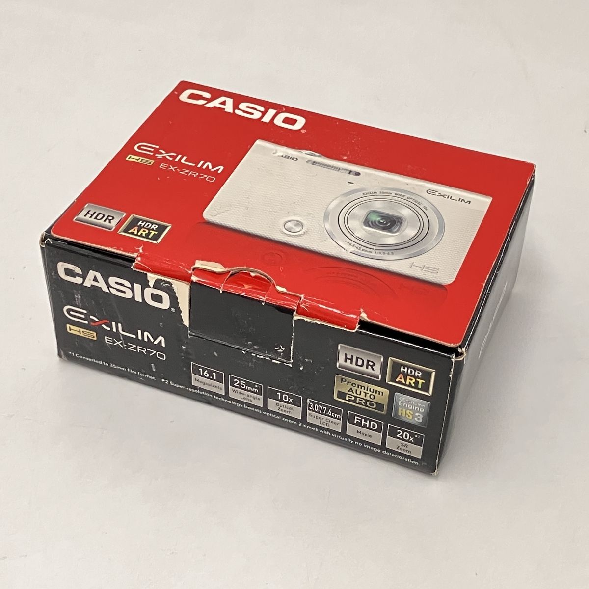 カシオ　EXILIM EX-ZR70 デジタルカメラ　中古 中古】CASIO カシオ HIGH SPEED EXILIM EX-ZR70 イエロー コンパクト