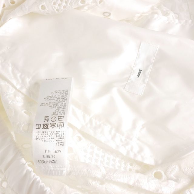 トーガ TOGA VIRILIS 24SS コットン レースシャツジャケット ブルゾン