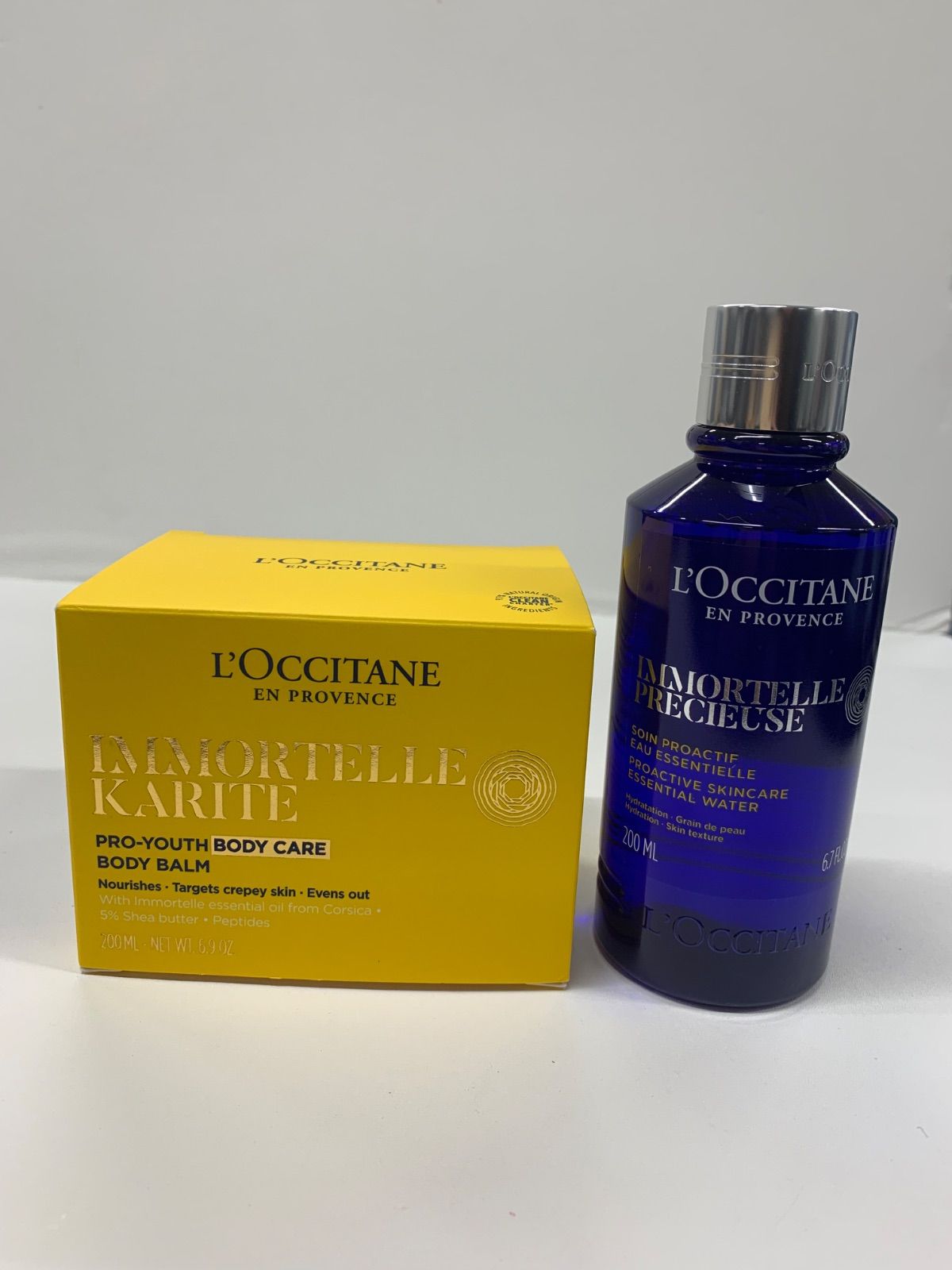 J 2167 ロクシタン SH IM セラムボディクリーム 200 mL|IM プレシューズエッセンシャル フェイスウォーター 化粧水 mL 計2点セット