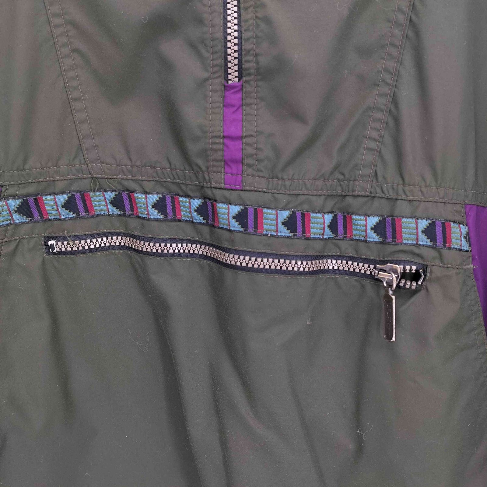 エルエルビーン L.L.Bean 90s ナイロン マルチカラー チロリアンテープ 
