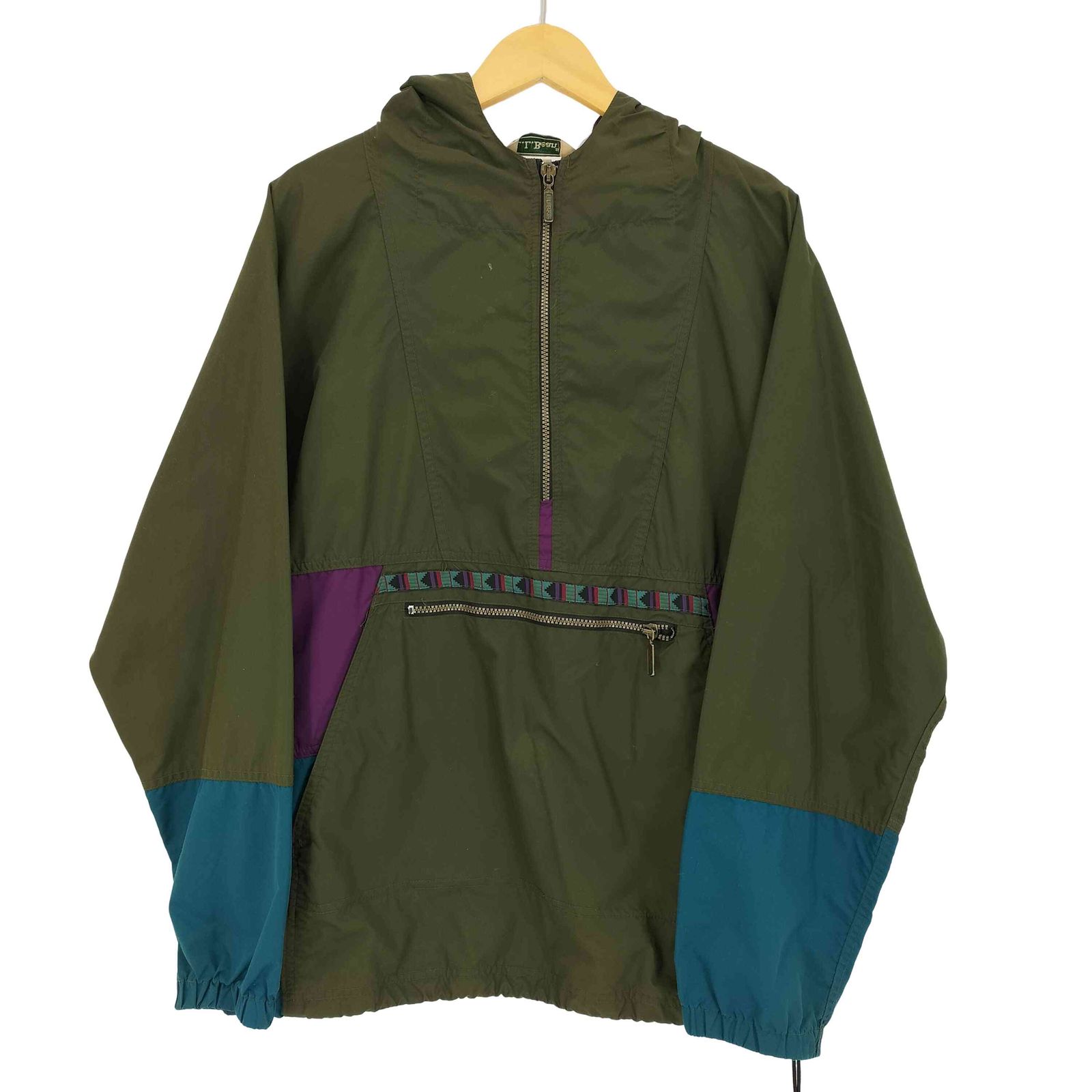 エルエルビーン L.L.Bean 90s ナイロン マルチカラー チロリアンテープ