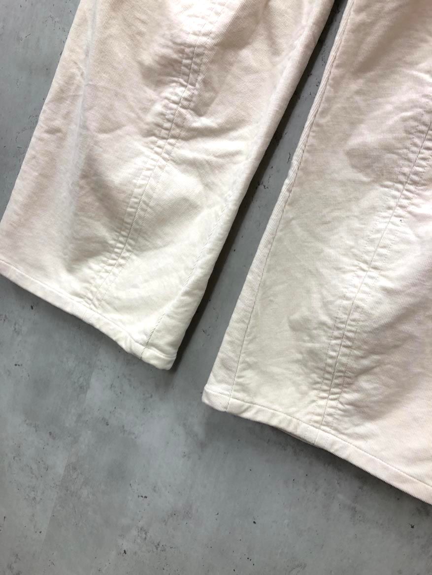 RIELLE RICHE リエルリッシュ 24 A 2-RPT 10 カービー コーデュロイ パンツ sizeS オフホワイト レディース