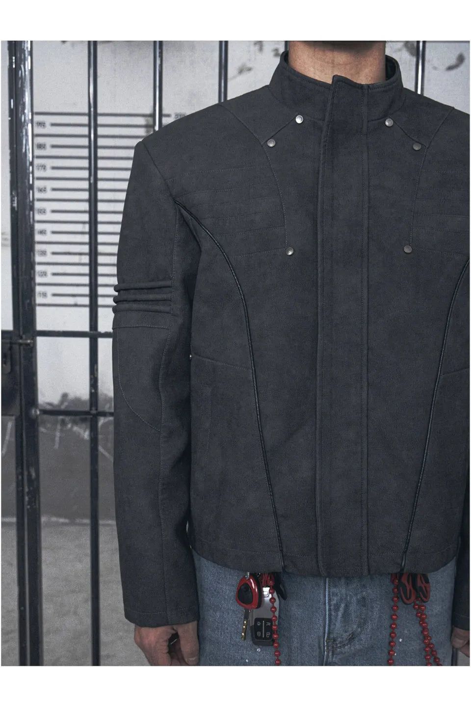 HAS2SONS｜VINTAGE DISTRESSED PU LEATHER JACKET - メルカリ