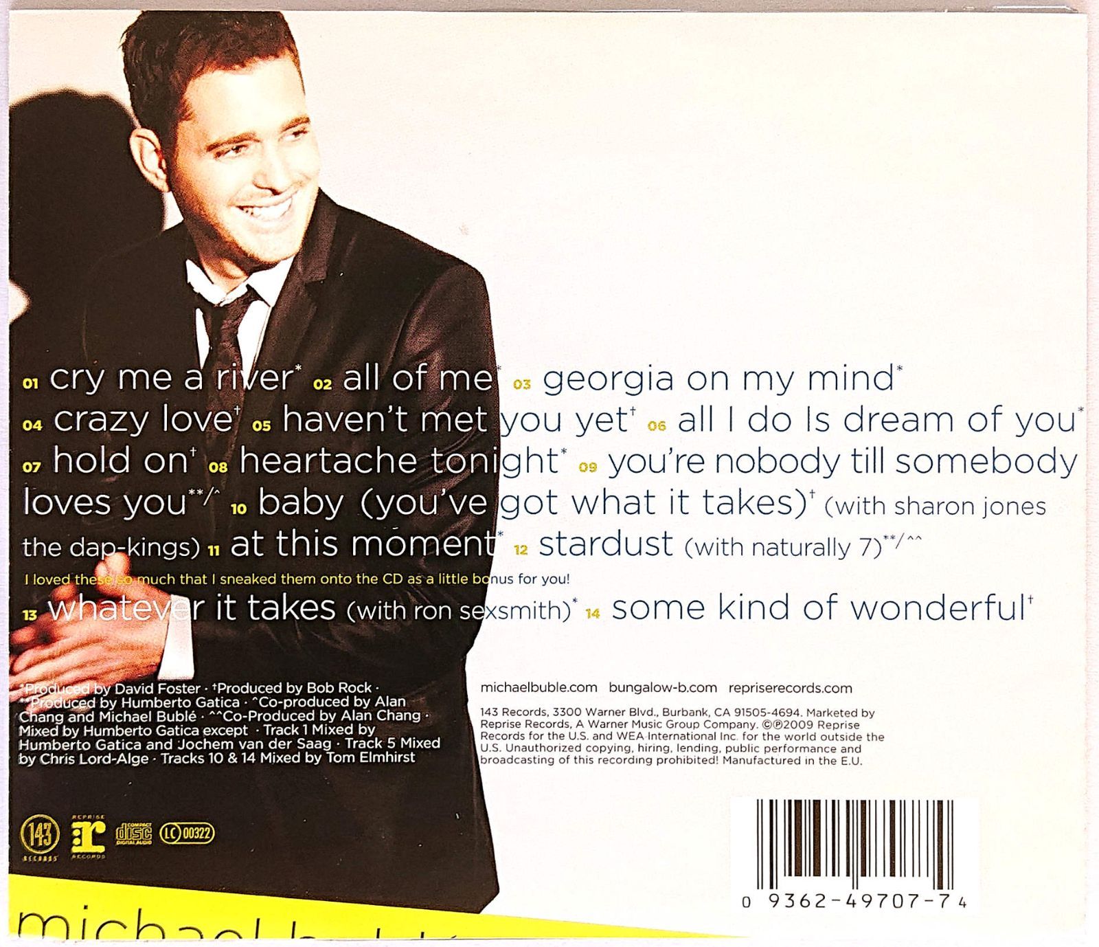 中古】MICHAEL BUBLE マイケル・ブーブレ ／ CRAZY LOVE 〔輸入盤CD