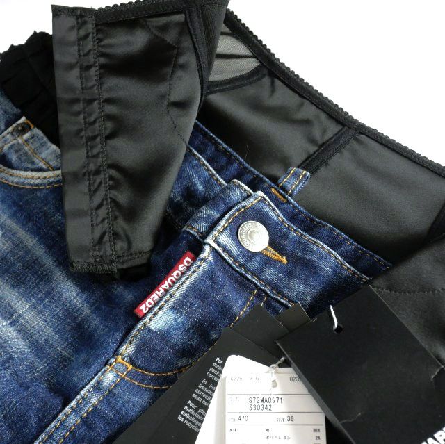 ディースクエアード DSQUARED2 23AW コルセット ペンシルスカート 最新  