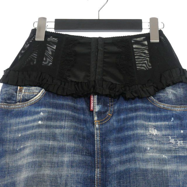 ディースクエアード DSQUARED2 23AW コルセット ペンシルスカート 最新  