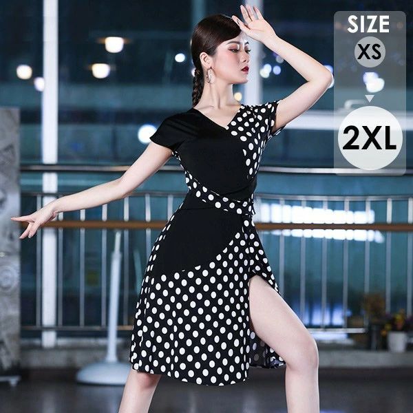 社交ダンス ドレス エレガント ワンピース 舞台 演出 ショーダンス