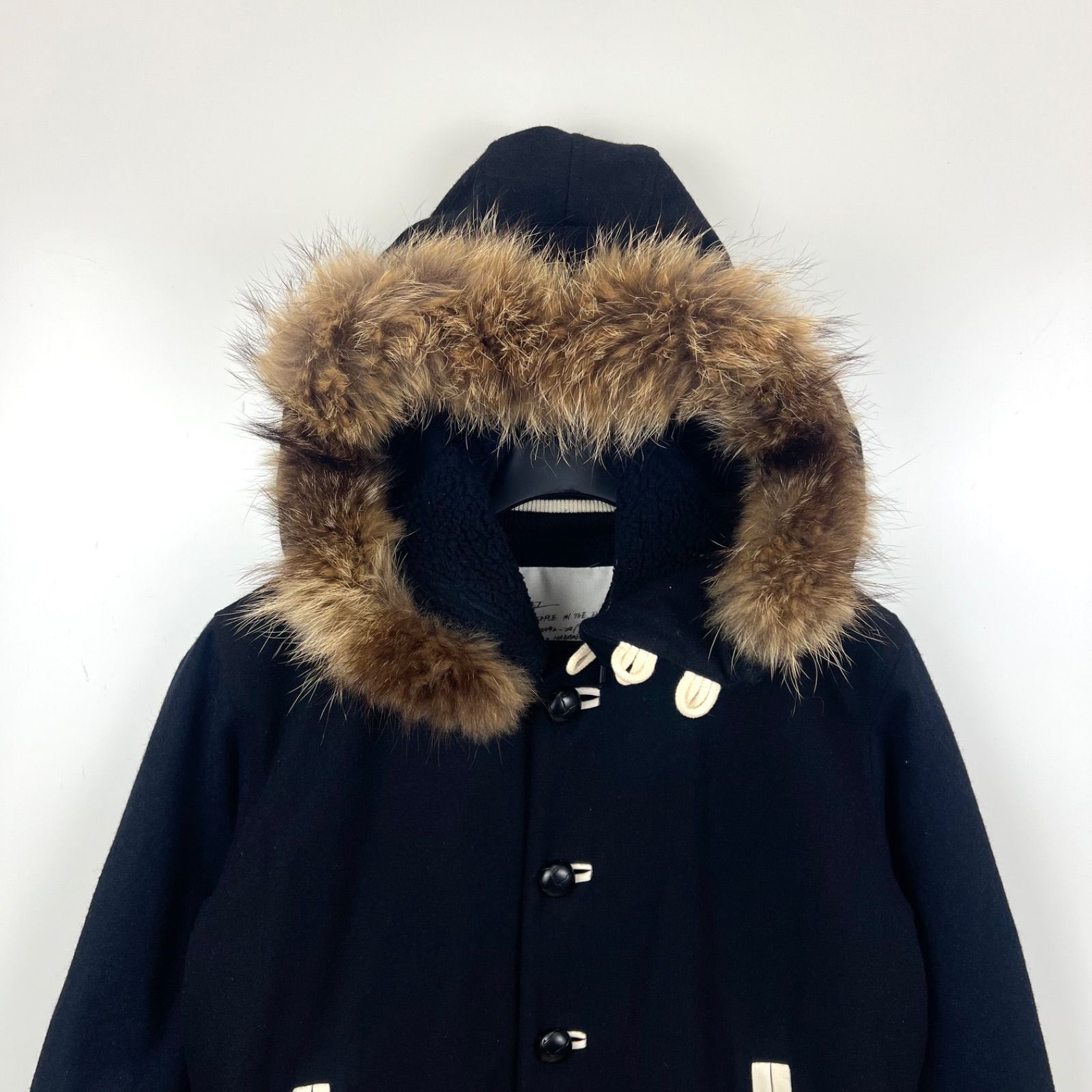 GILET 00s archive docking fur hoodie varsity jacket 2 ジレ
