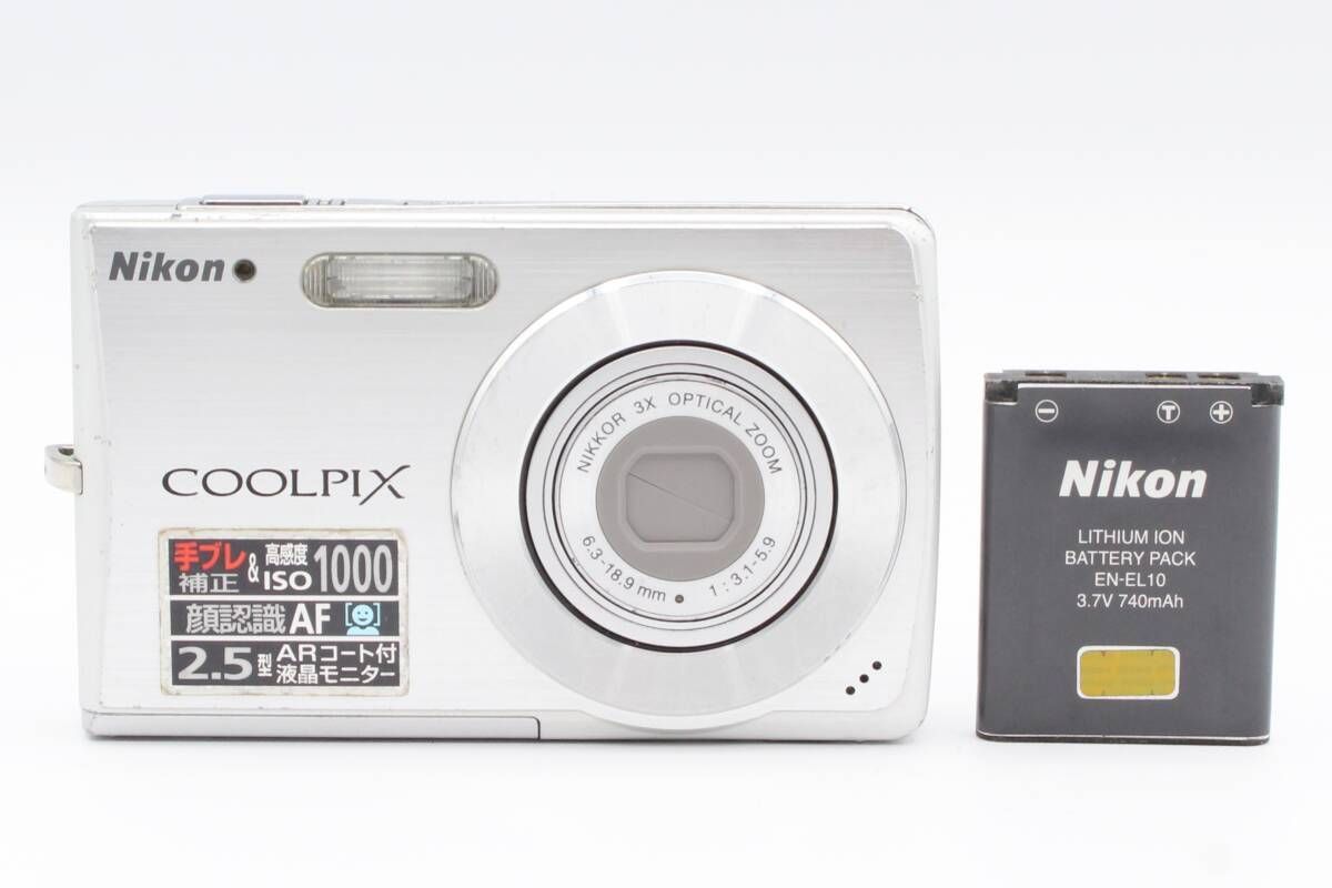 【Q2170】 Nikon COOLPIX S200 シルバーニコンクールピクス Amazon.co.jp: Nikon COOLPIX S200 Digital Camera, 7.1 Megapixels