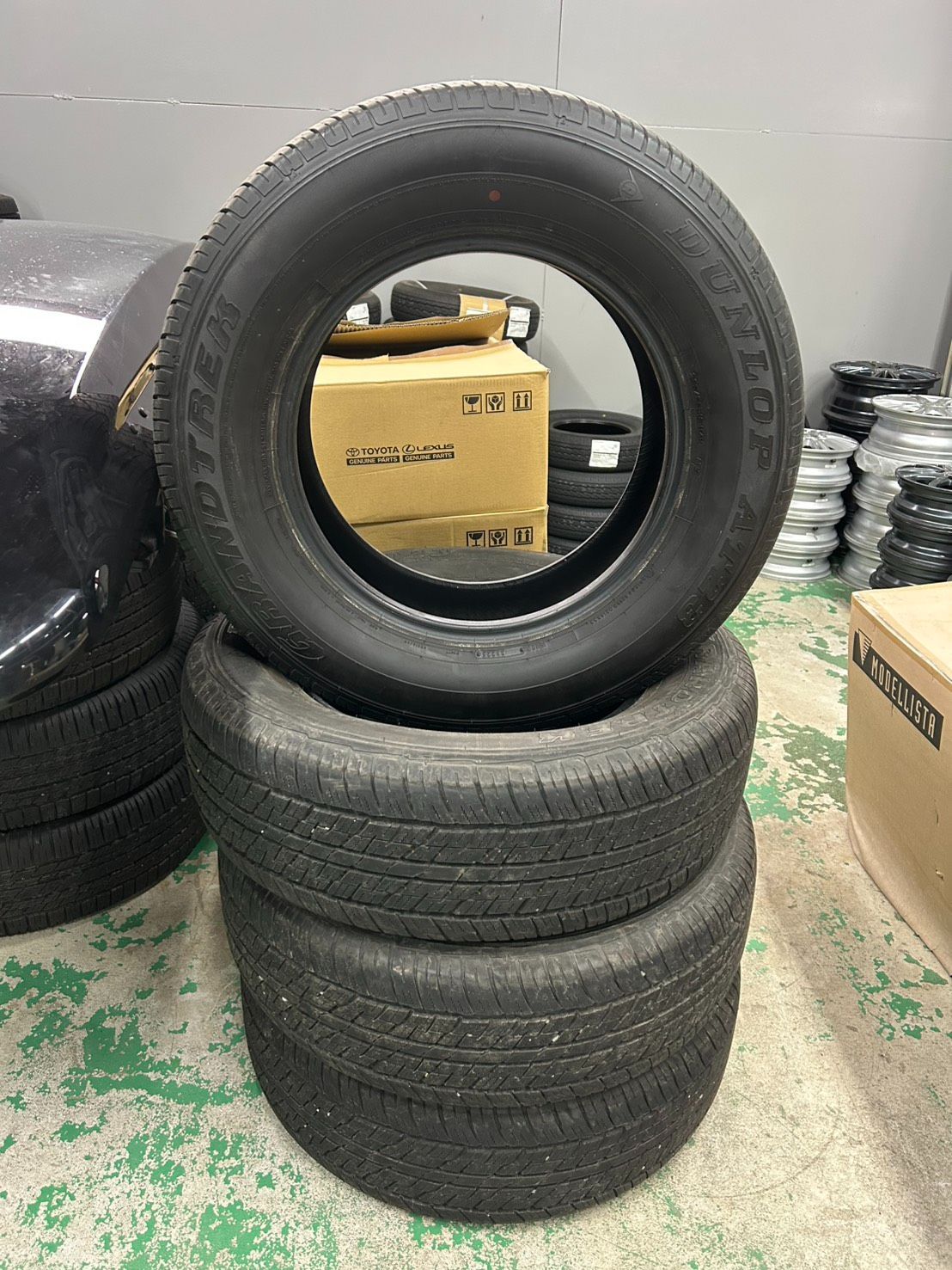 製 DUNLOP AT 23 265 65 R 18 114 V M S タイヤ 4本 プラド ランクル