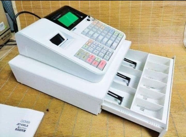 クローバーレジスター　JET-650LSスキャナ付き　PC連携　321111 クローバーレジスターJET-650LSスキャナ付きPC連携321111