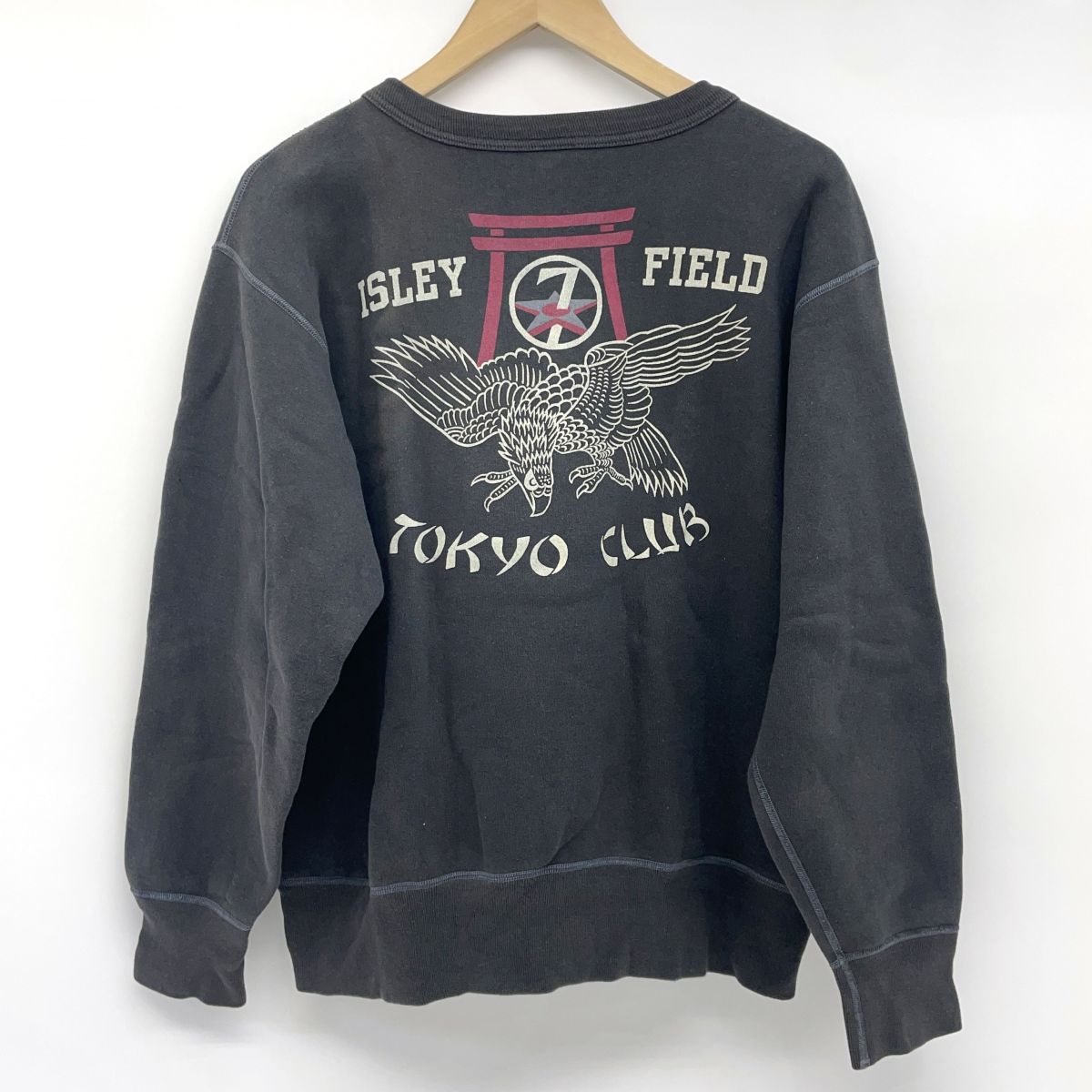 た　バズリクソンズ TOKYO CLUB ミリタリースウェットブラック Ｌ BUZZ RICKSON'S バズリクソンズ SWEAT TOKYO CLUB 東京クラブ