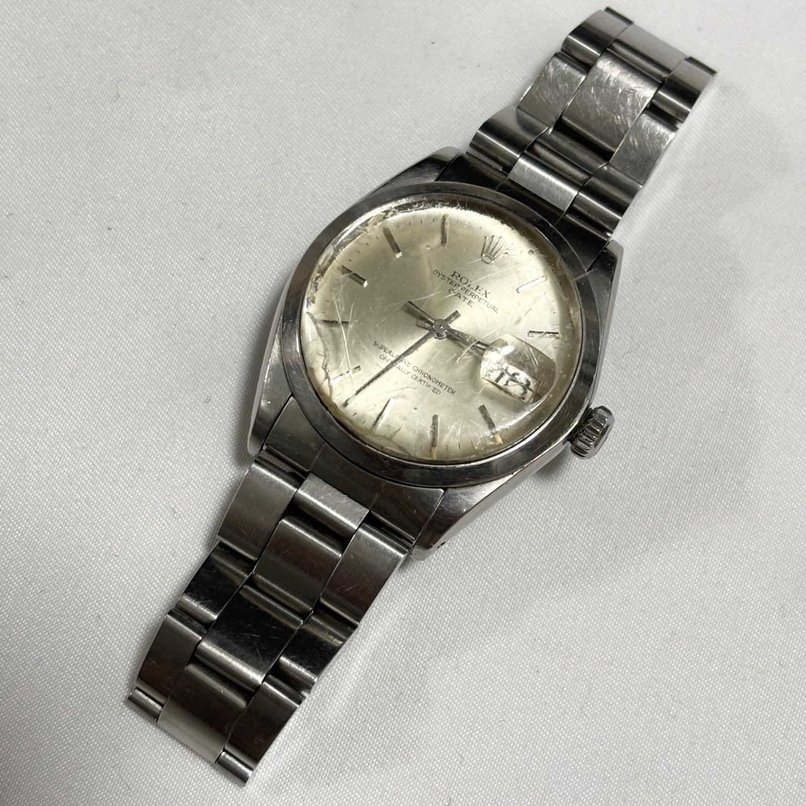動作品 ROLEX|ロレックス|Oyster Perpetual DATE|オイスターパーペチュアル|78350|自動巻きシルバー|メンズ|トケイ|ウォッチ| 品