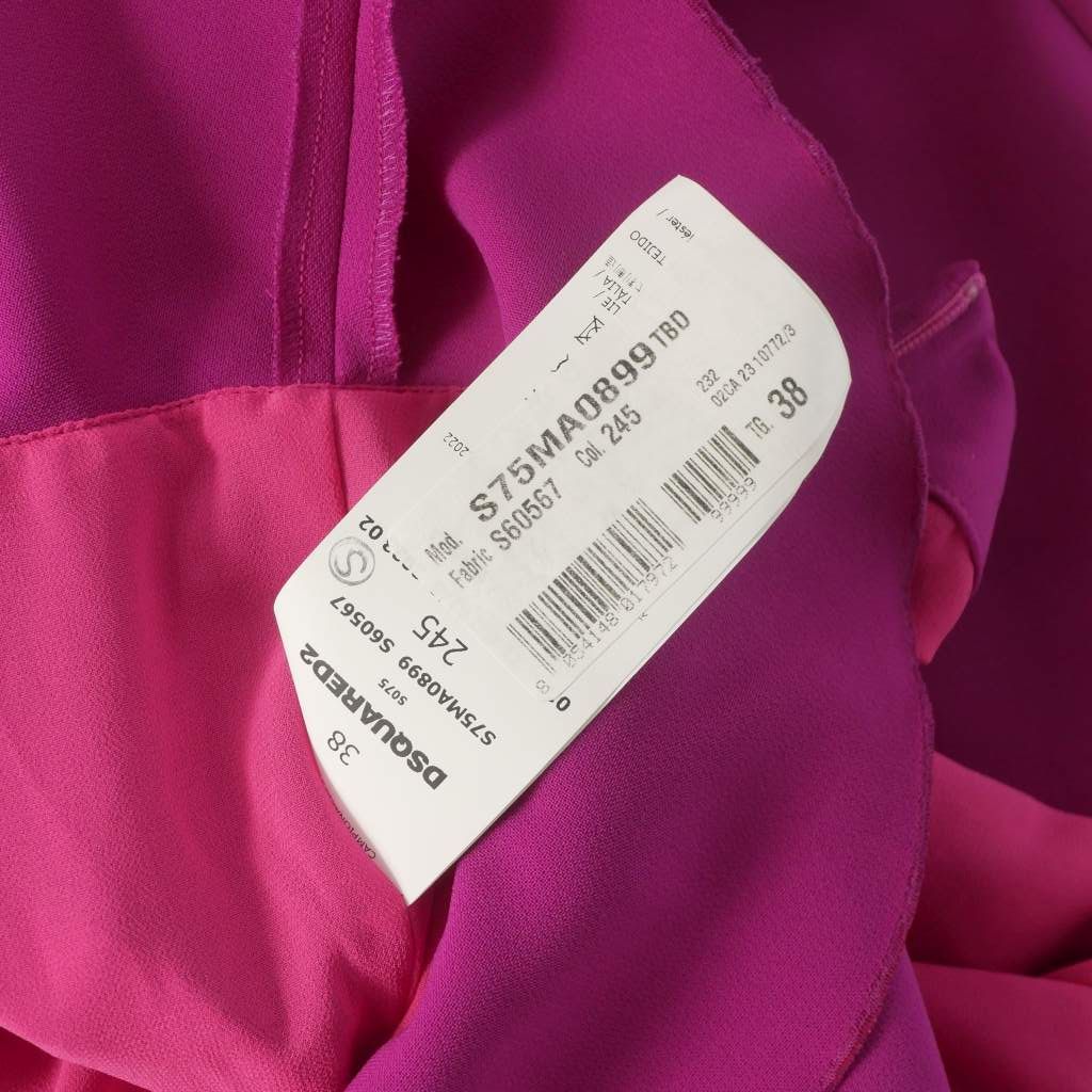 ディースクエアード DSQUARED2 23AW リングジップ フリル ミニスカート