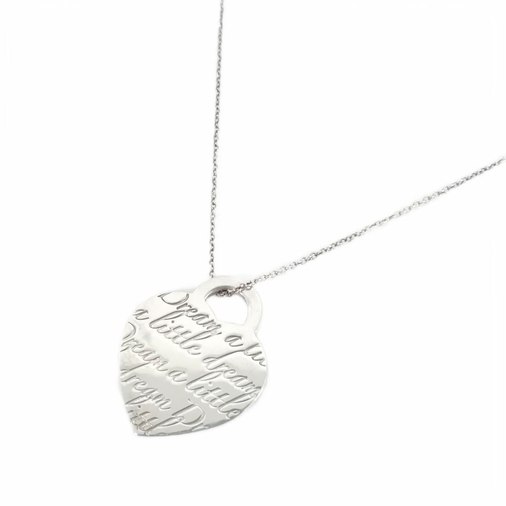 ティファニー TIFFANY & CO. ノーツ ハートタグ ペンダント ネックレス
