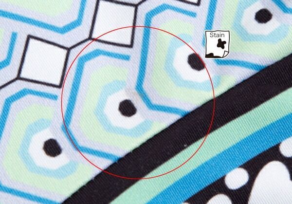 美品◇エミリオプッチ　ワンピース EMILIO PUCCI 幾何学模様 エミリオプッチEMILIO PUCCI 幾何学プリントスクエアネック半袖