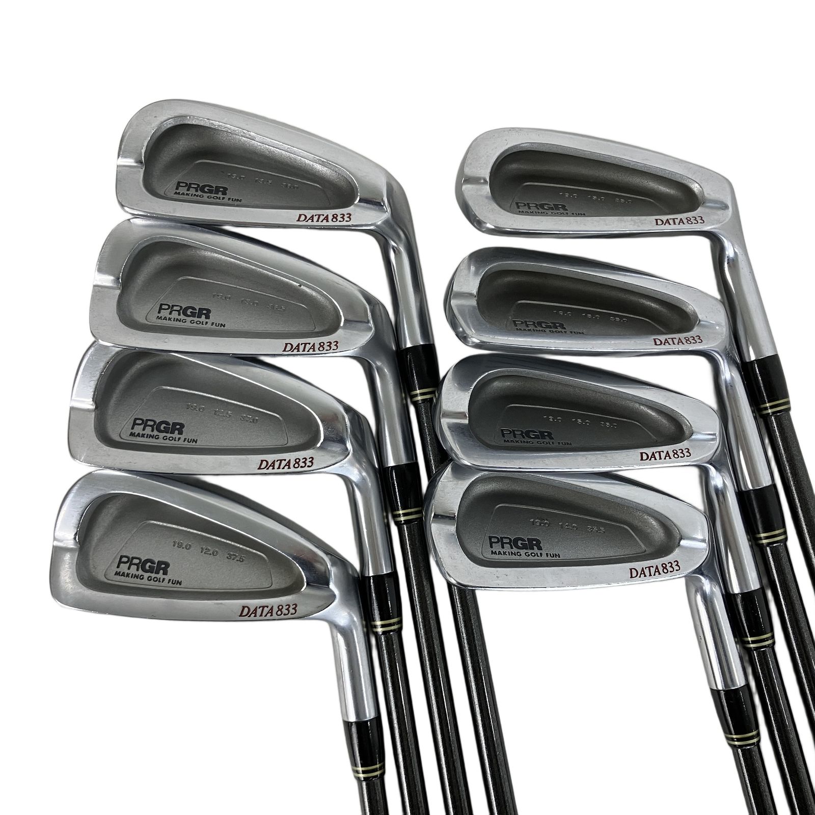PRGR DATA 833 5-9.A.P.S アイアン 070 M-40 8本セット プロギア ゴルフクラブ