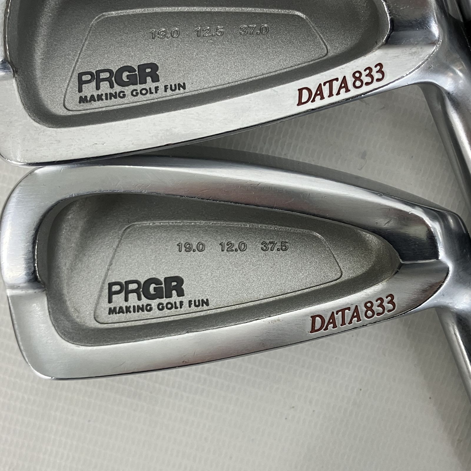 PRGR DATA 833 5 9 A P S アイアン 070 M 40 8本セット プロギア ゴルフクラブ